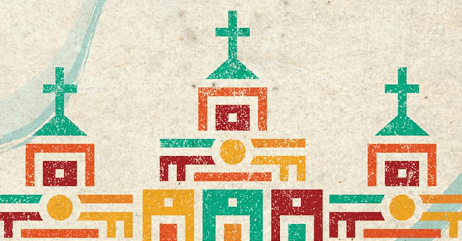 Book cover detail from "Brown Church: Five Centuries of Latina/o Social Justice, Theology and Identity"